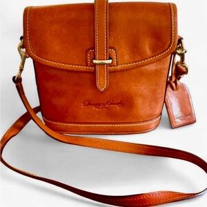 Dooney & Bourke Rich Brown Leather Crossbody Bag